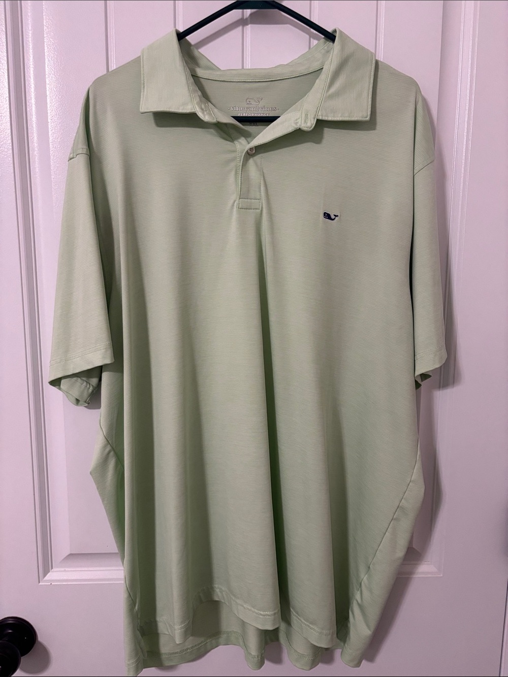 Vineyard Vines Men's Pale Green Performance Polo